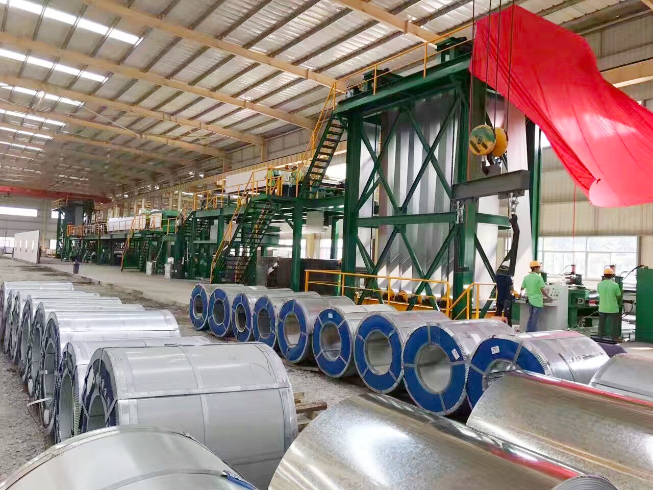 彩涂板、鍍鋅板生產(chǎn)線(xiàn)電氣控制系統(tǒng)